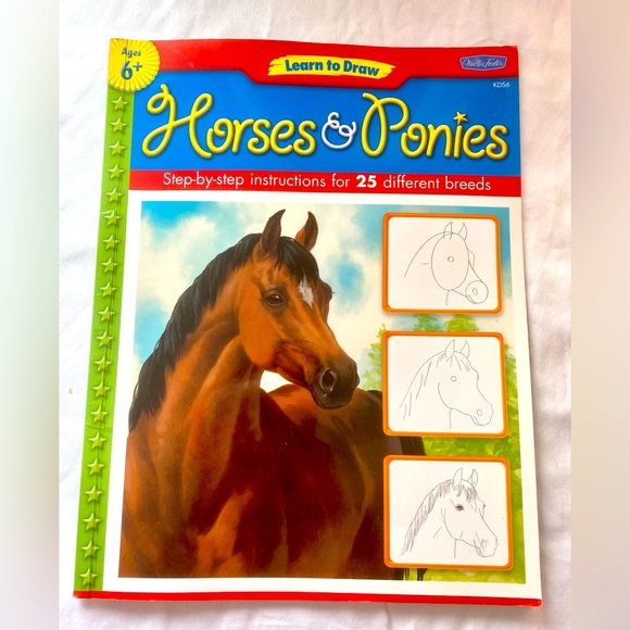 Learn to Draw Horses & Ponies Book - Picture 1 of 4